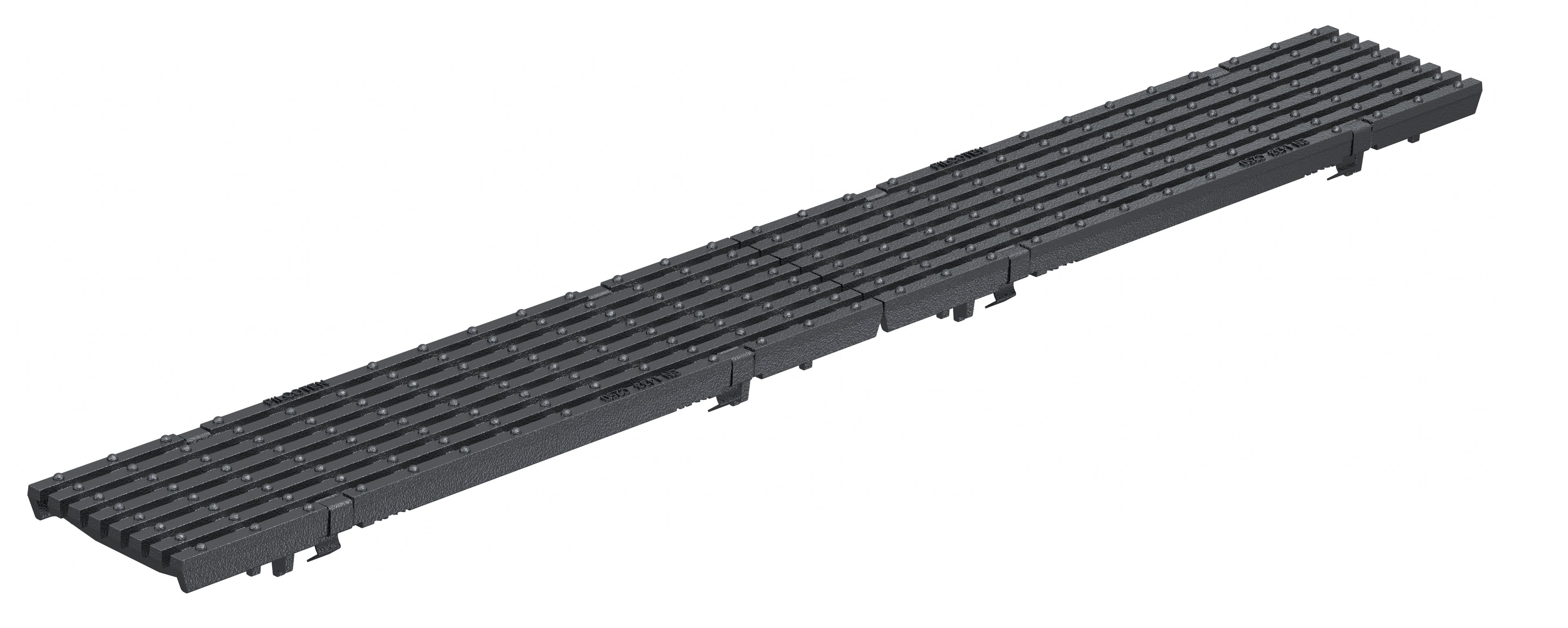 ductile iron bar grating NW 100, 500/122/20, MW 29/6, cl. C250 (pro) fiX | 17010106