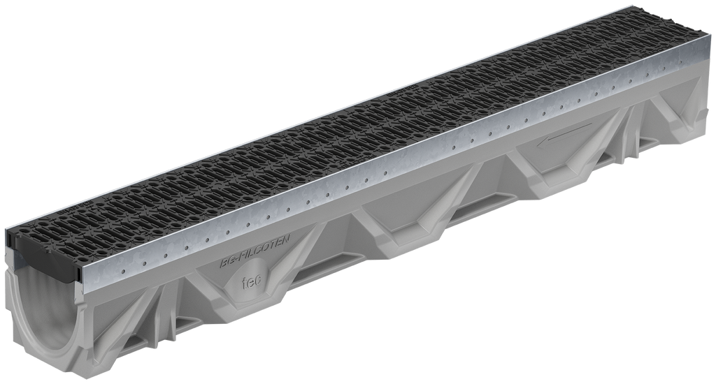 Composite slotted grating NW 100, 1000/122/2, SW 8/80, cl. B125 | 17010403