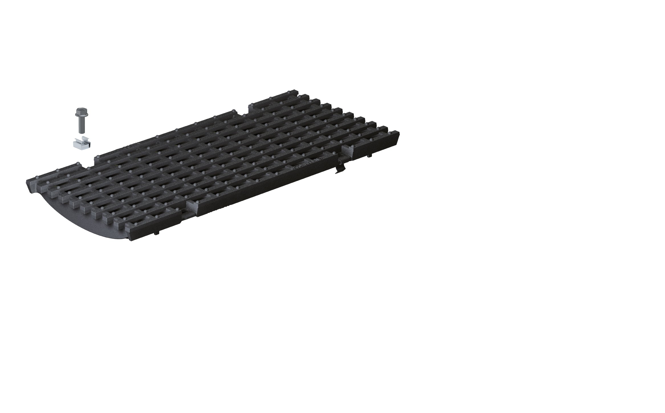 ductile iron bar grating NW 200, 500/222/20, MW 22/13, cl. E600 (pro) 4-times bolted | 17020103