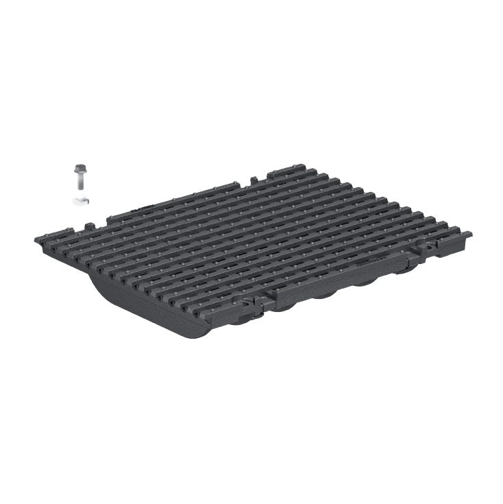 ductile iron bar grating NW 300, 500/347/25, MW 29/13, cl. E600 (pro) 4 pt. bolting-device | 17030103