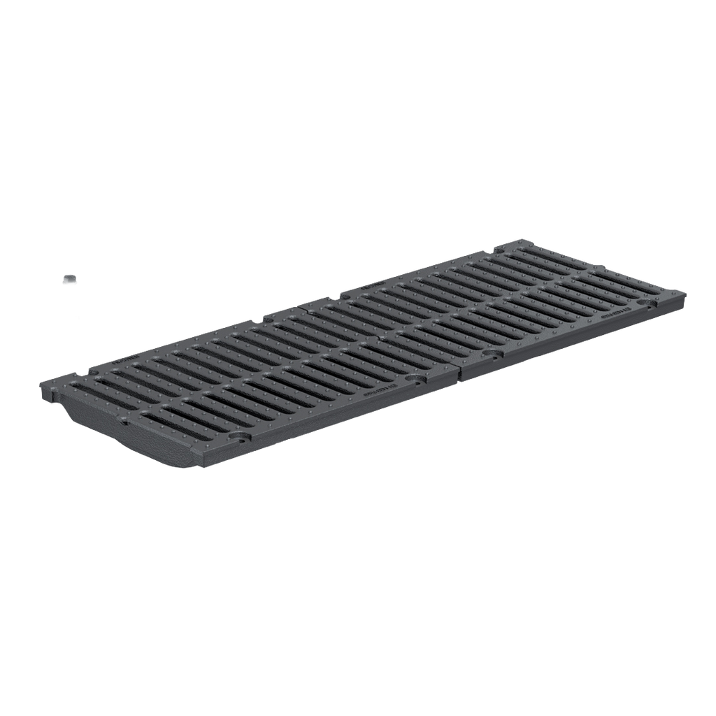 ductile iron slotted grating NW 300, 500/347/25, SW 16/140, cl. F900 (pro) 4 pt. bolting-device | 17030107