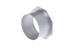 no hub bottom outlet plate NW 150, with outlet, 6", galvanized (pro V) | 19016206