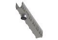 no hub bottom outlet plate NW 100, with outlet, 4", galvanized (pro V) | 19011204