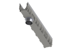 no hub bottom outlet plate NW 100, with outlet, 4", galvanized (pro V) | 19011204