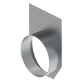 end cap NW 150, with outlet DN150, galvanized (pro No. 15-0, 20-0) | 19015216
