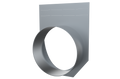 end cap NW 200, with outlet DN200, galvanized (pro No. 15-0, 20-0) | 19020216