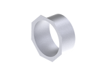 no hub bottom outlet plate NW 200, with vertical outlet, 8", galvanized (pro V) | 19021208