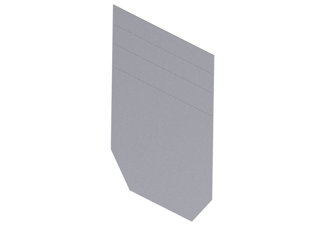 front/end cap NW 300, closed, galvanized (pro No. 0-20) | 19030213