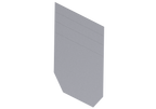 front/end cap NW 300, closed, galvanized (pro No. 0-20) | 19030213