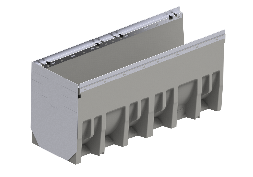front/end cap NW 300, closed, galvanized (pro No. 0-20) | 19030213