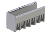 front/end cap NW 300, closed, galvanized (pro No. 0-20) | 19030213
