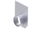 end cap NW 300, with outlet DN200, galvanized (pro No. 0-20) | 19030214