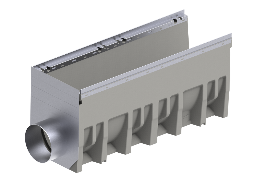 end cap NW 300, with outlet DN200, galvanized (pro No. 0-20) | 19030214